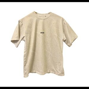 MSGM Glod Tshirt